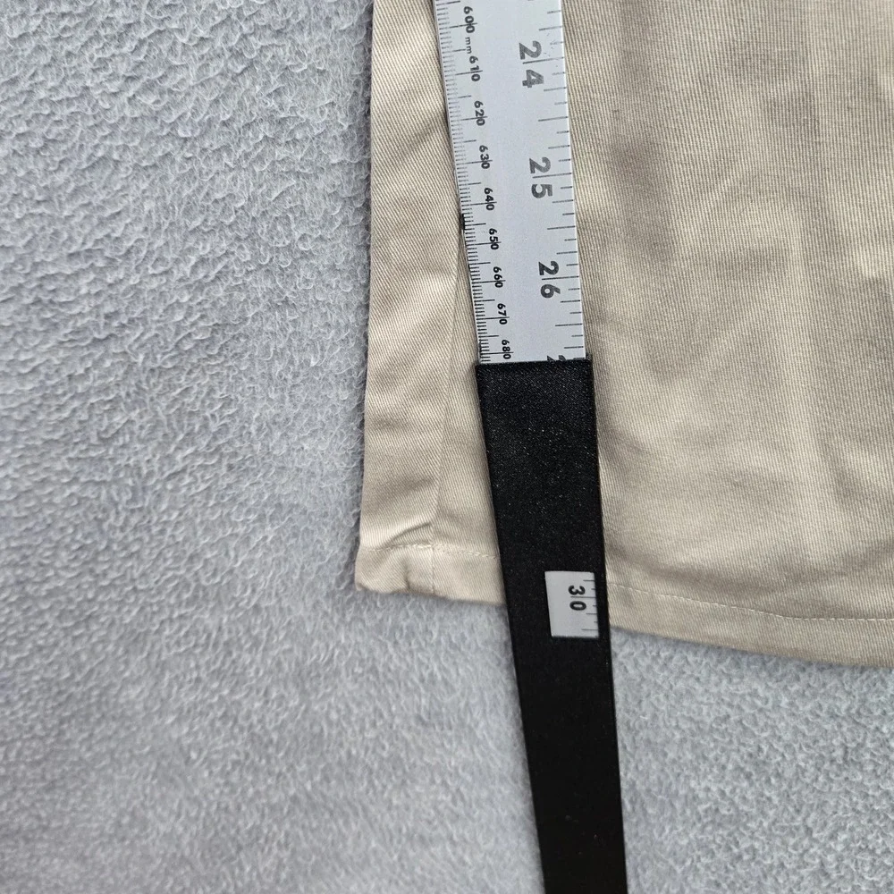 U.S. POLO ASSN. Women Pants 18 Beige Chino Button Skinny 30